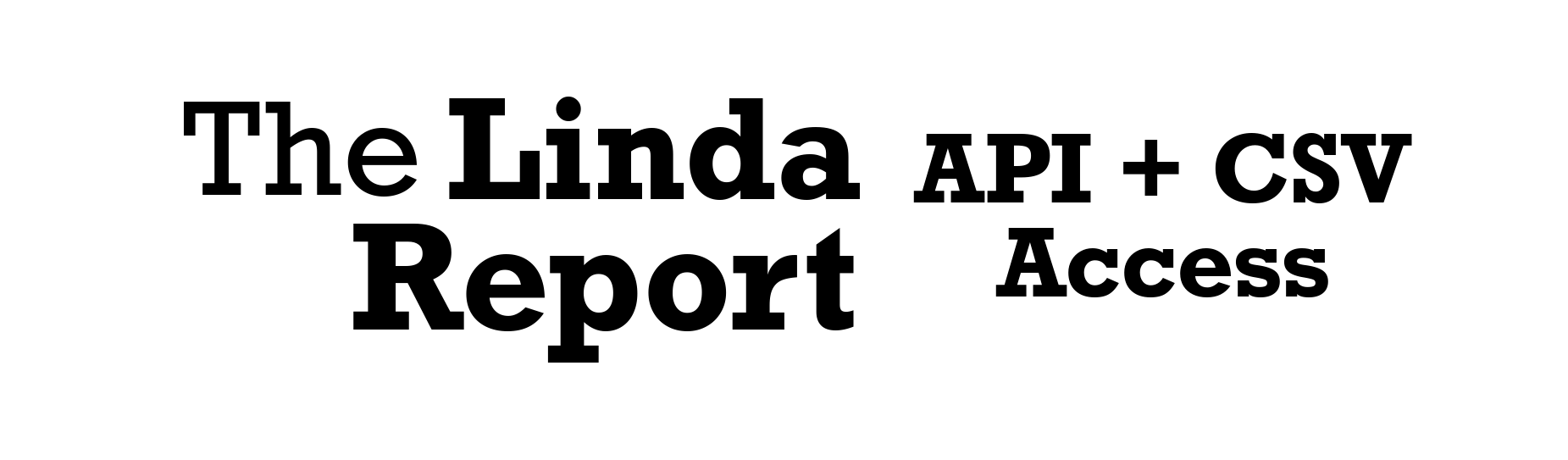 The Linda Report API Purchase Banner